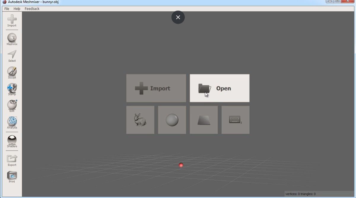 How to Use Meshmixer step 2